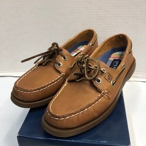 Women’s SPERRY Original Sahara Brown Leather Shoe